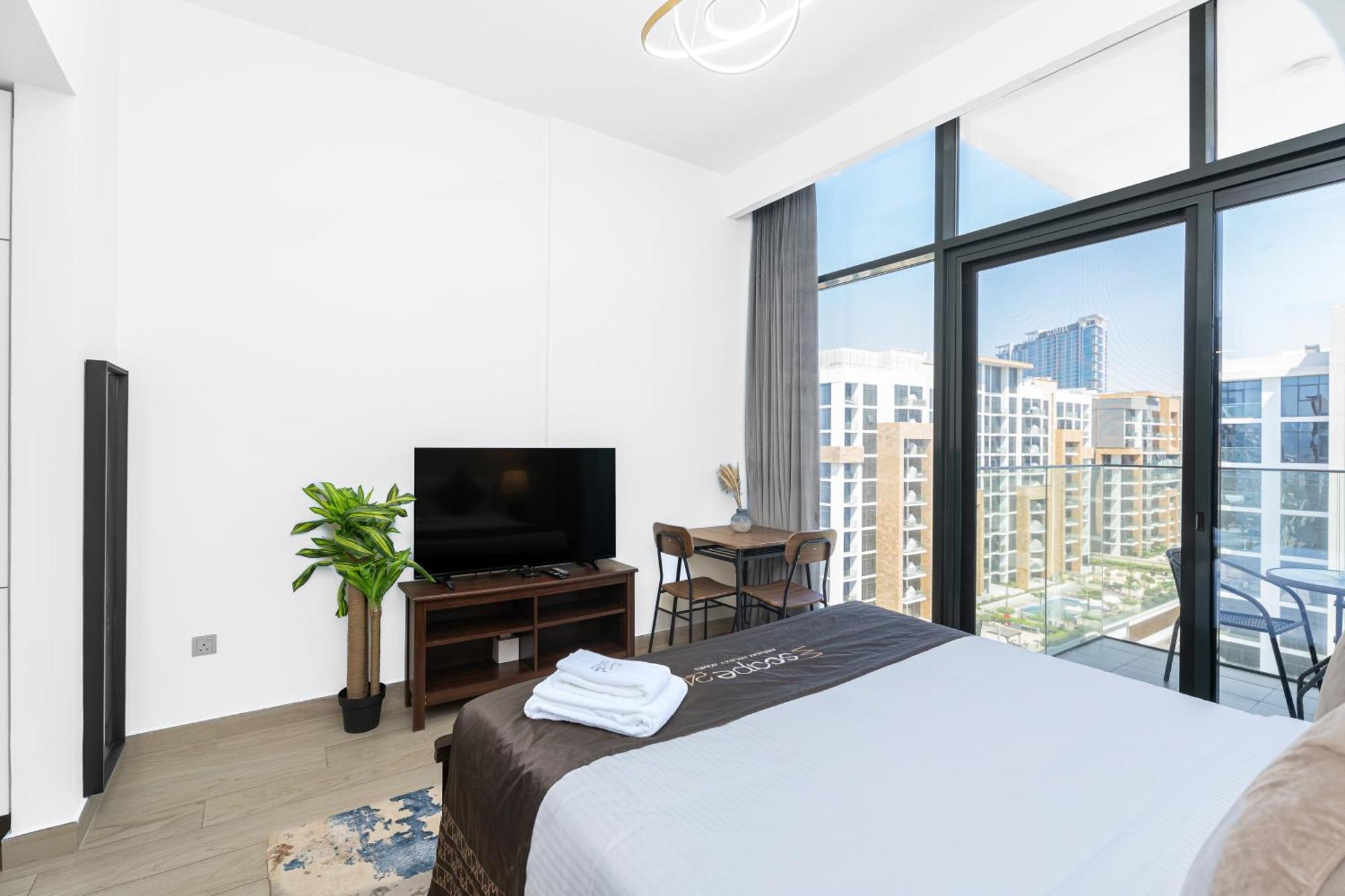 Escape24 Stylish Studio Azizi Riviera 8 Meydan One Dubai Exterior photo