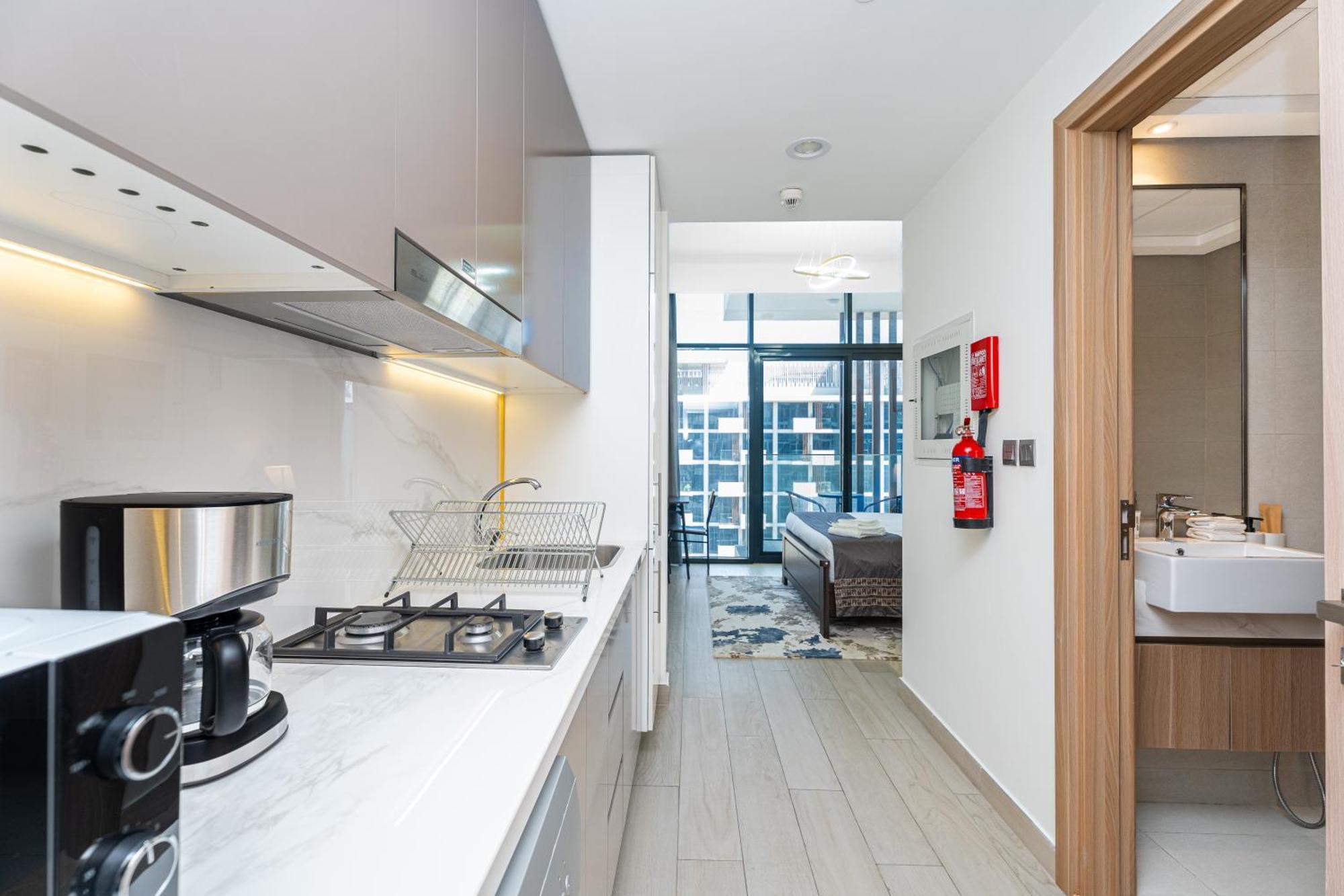 Escape24 Stylish Studio Azizi Riviera 8 Meydan One Dubai Exterior photo